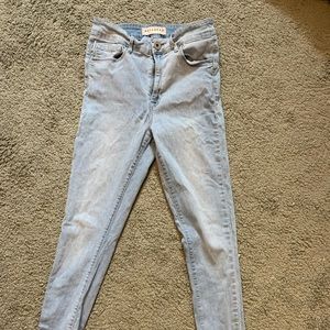 bullhead denim co. super high rise skinny jeans